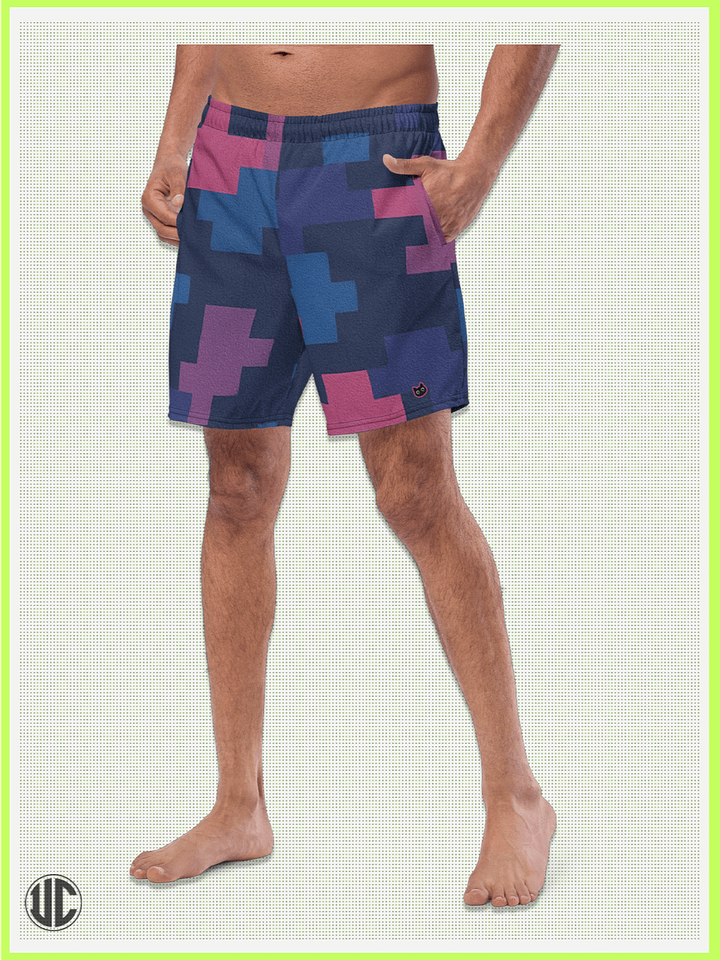 Jin’s Urban Digital Camo - Men's Swim Trunks product image (1)