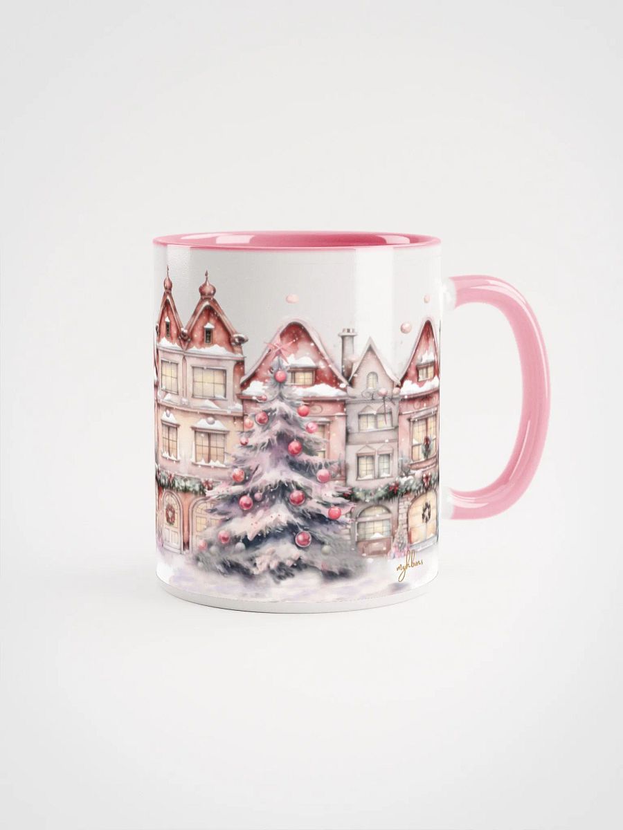 A Pink Christmas Ceramic Mug | The Night Before Christmas Ambiance | Holiday Drinkware product image (1)
