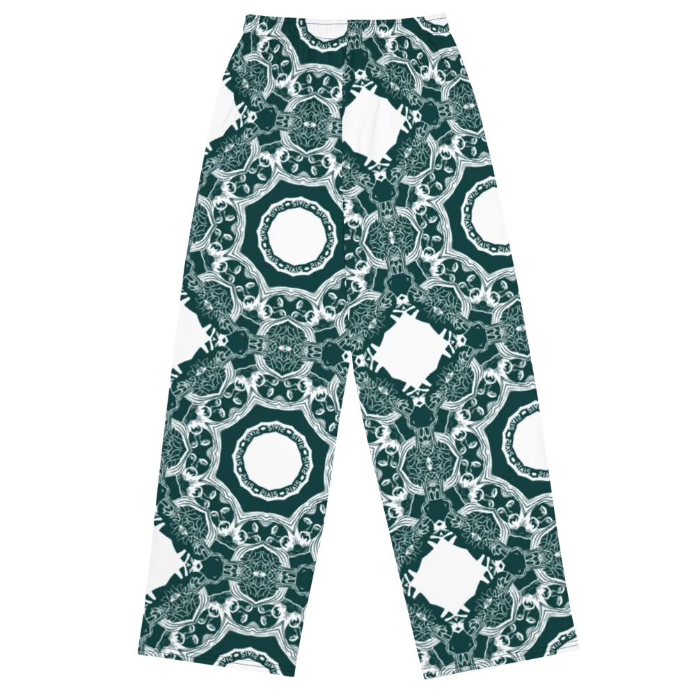 Green printed pants product image (2)