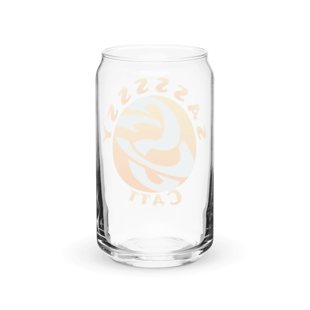 SasssssyCatt's Logo 2025 in Yellow on Can Shaped Glass product image (6)