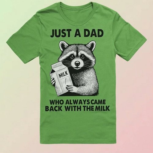 POV: He actually came back with the milk 🥛😂
 For the dads who made it home—this tee’s for you. Tag the real MVP! 🏆

#DadHumor...