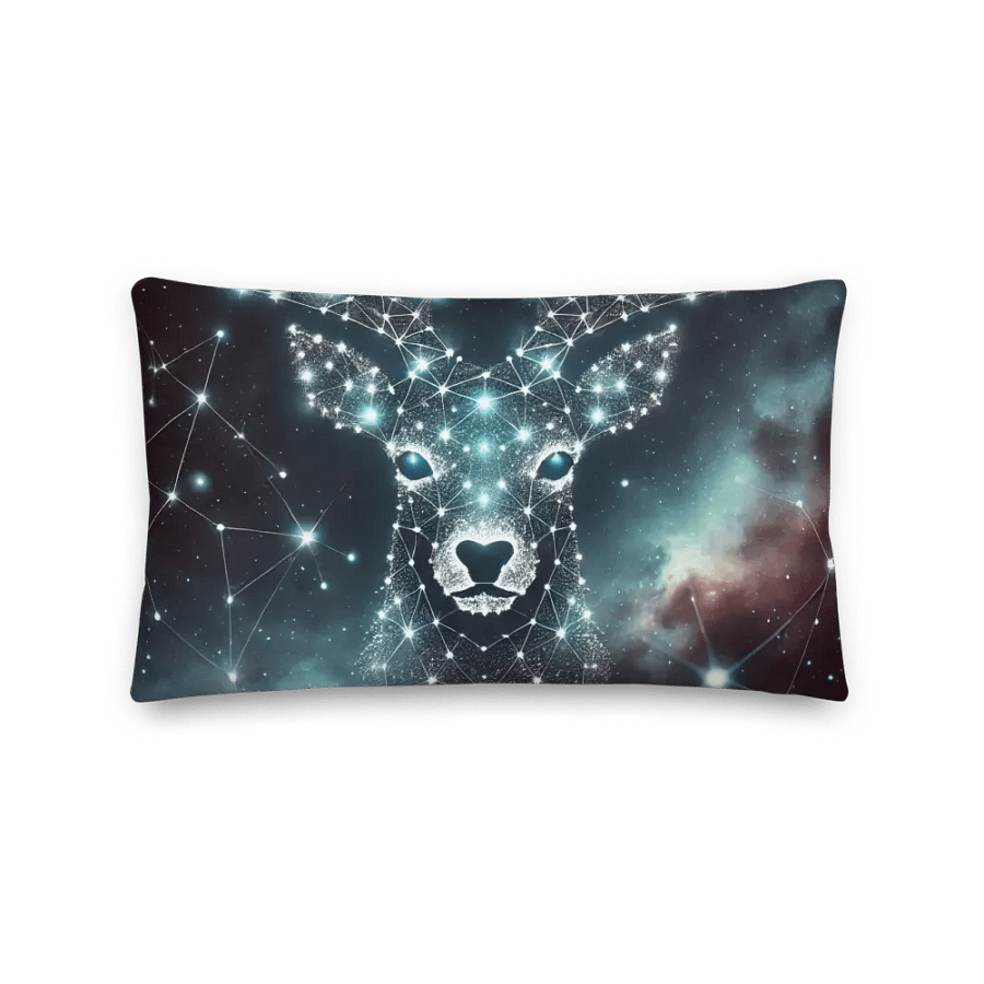Starlit Reindeer Pillow - Winter 2024 product image (4)