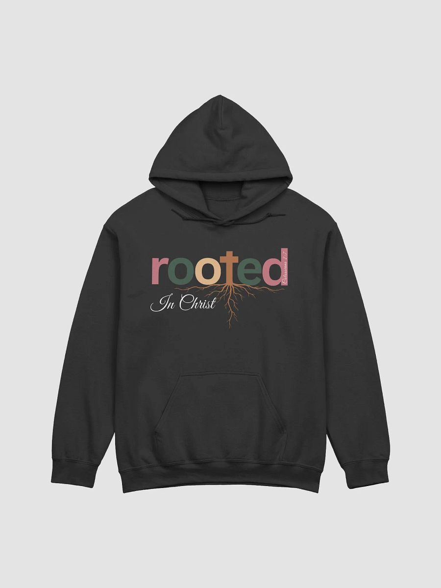 Rooted in Christ Hoodie – Colossians 2:7 product image (2)