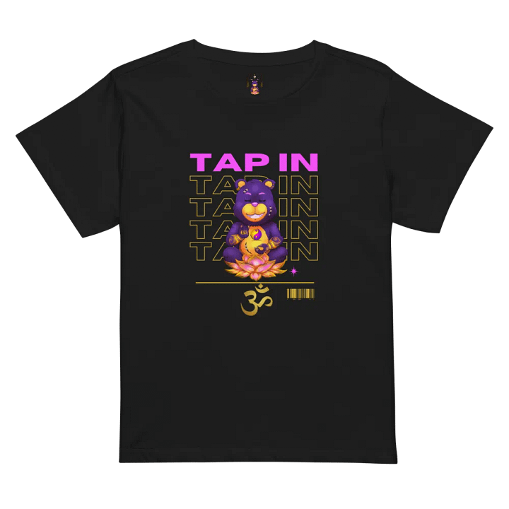 Zen Bear Meditation High-Waisted Tee product image (2)