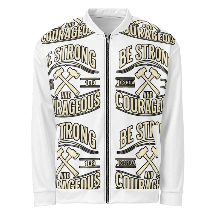 Be Strong and Courageous Bomber Jacket product image (2)