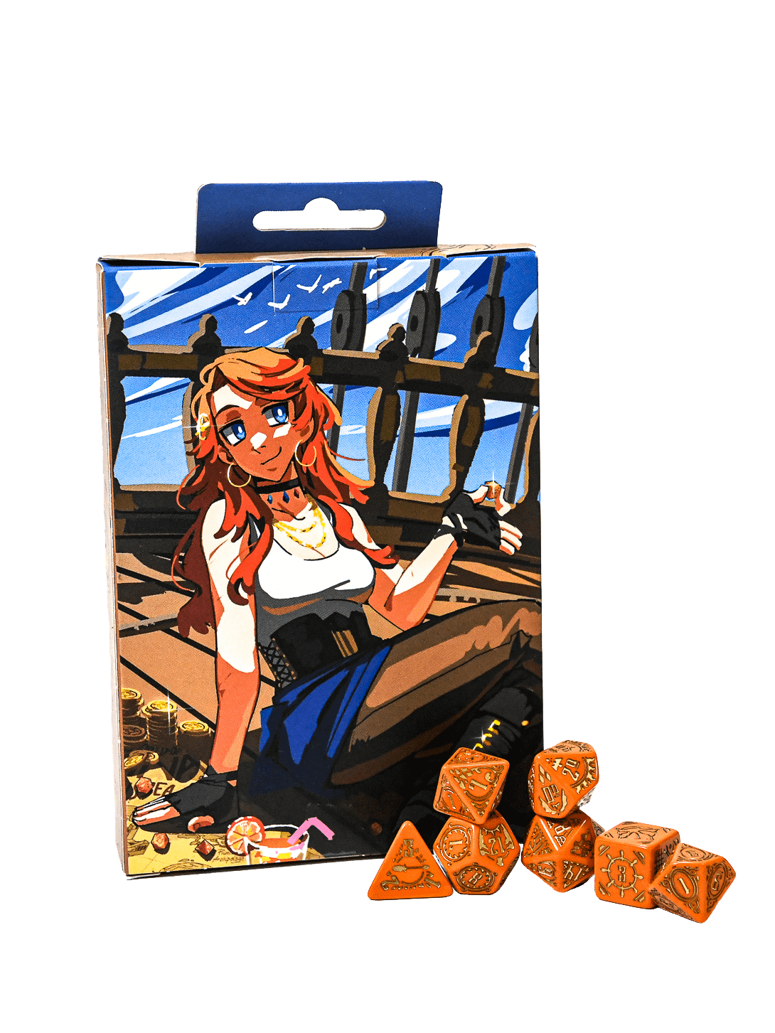Jay Dice Set 7pcs - Riptide Character Dice product image (2)