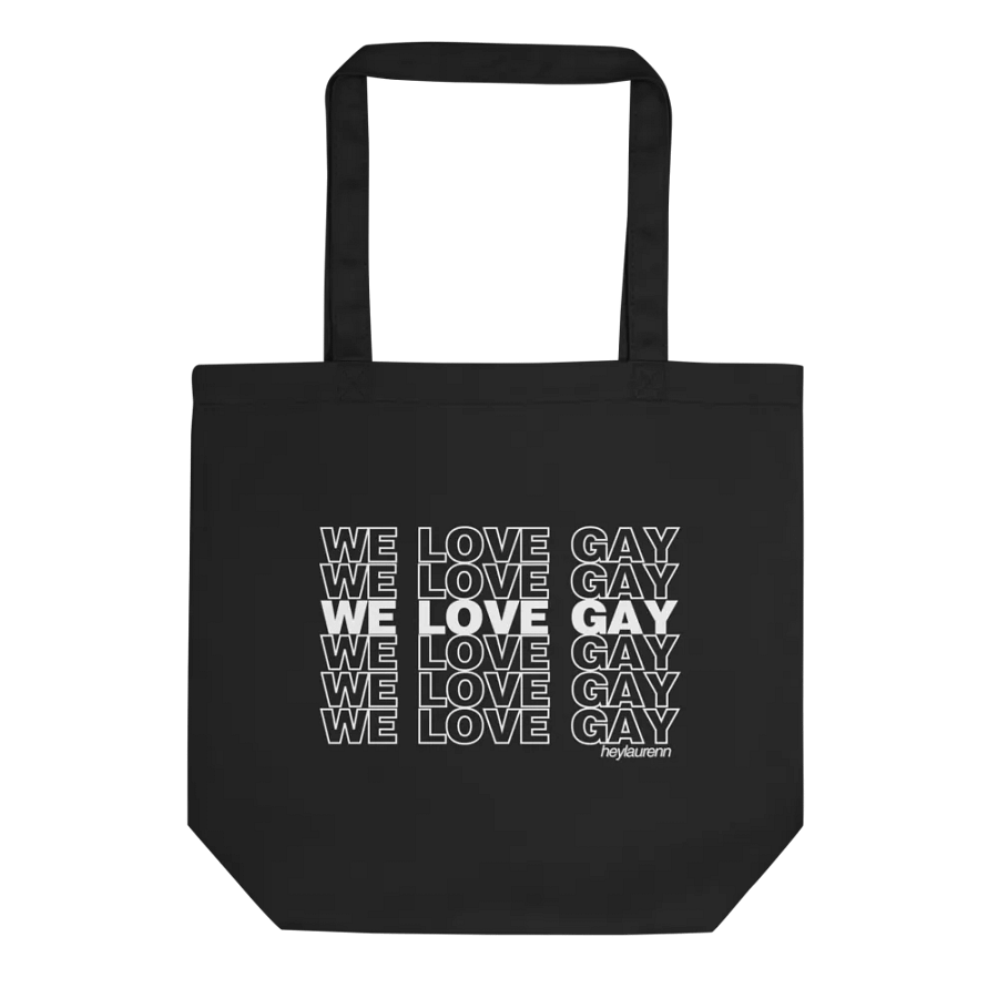 we love gay tote bag product image (1)