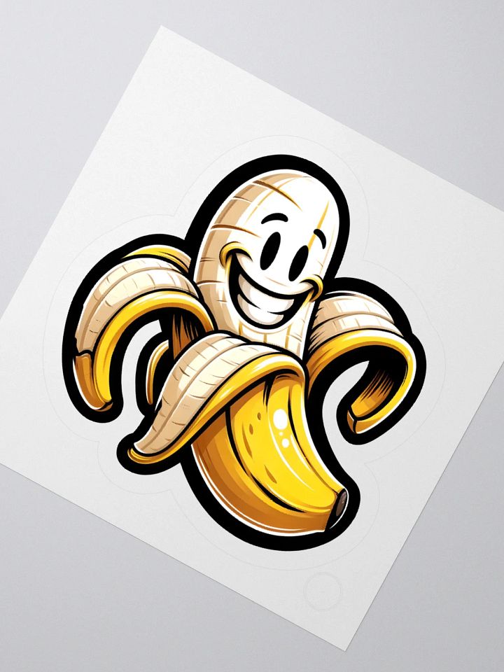 Half Peeled Banana Sticker product image (2)