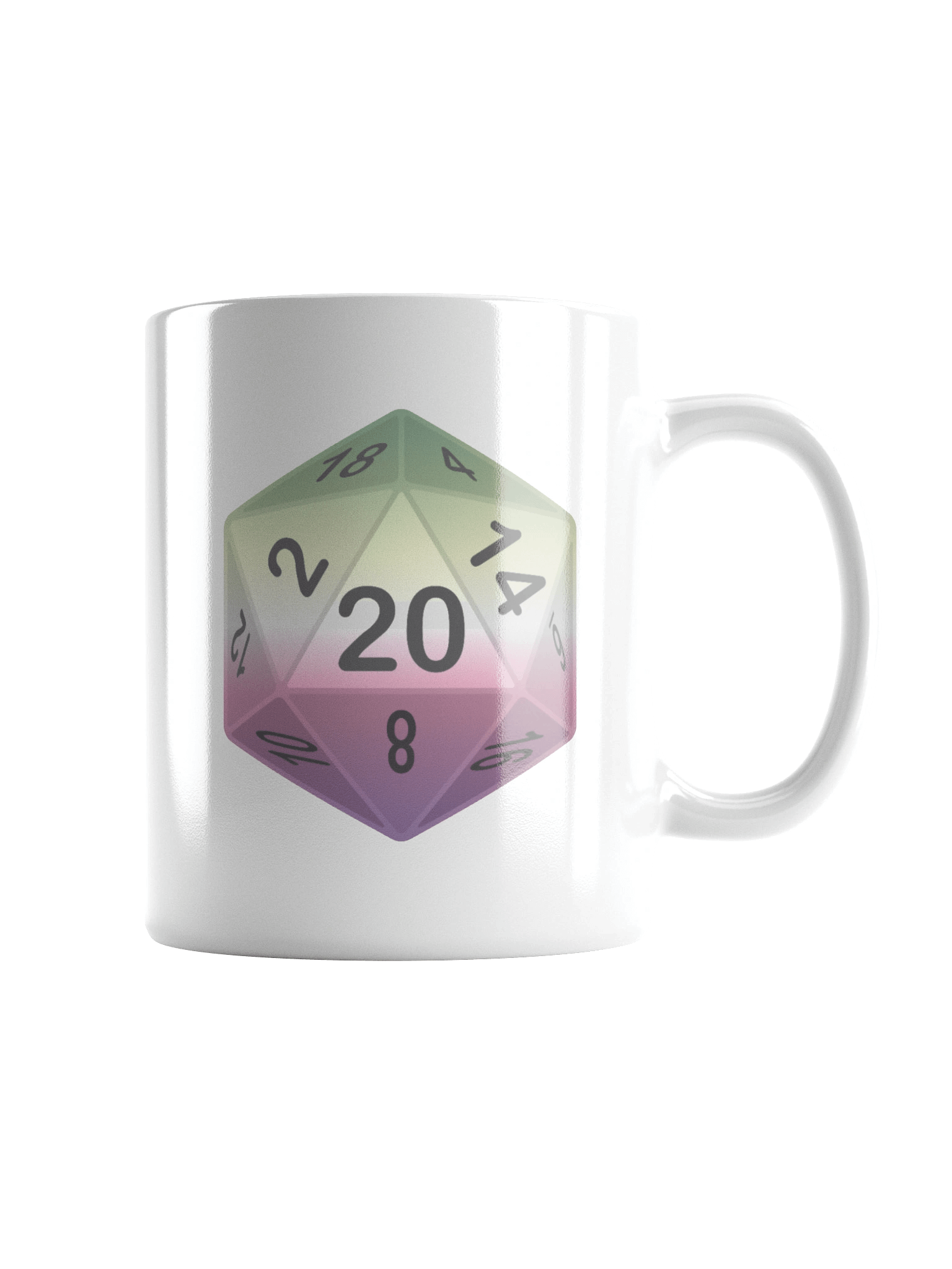 Genderfae Pride D20 Mug product image (1)
