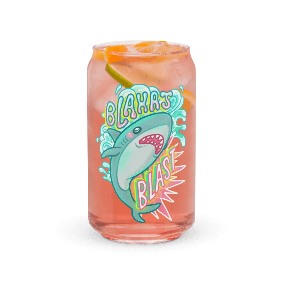 Blahaj Blast Can-Shaped Glass product image (37)
