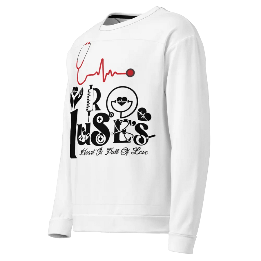 Nurse Love All-Over Print Sweatshirt product image (3)