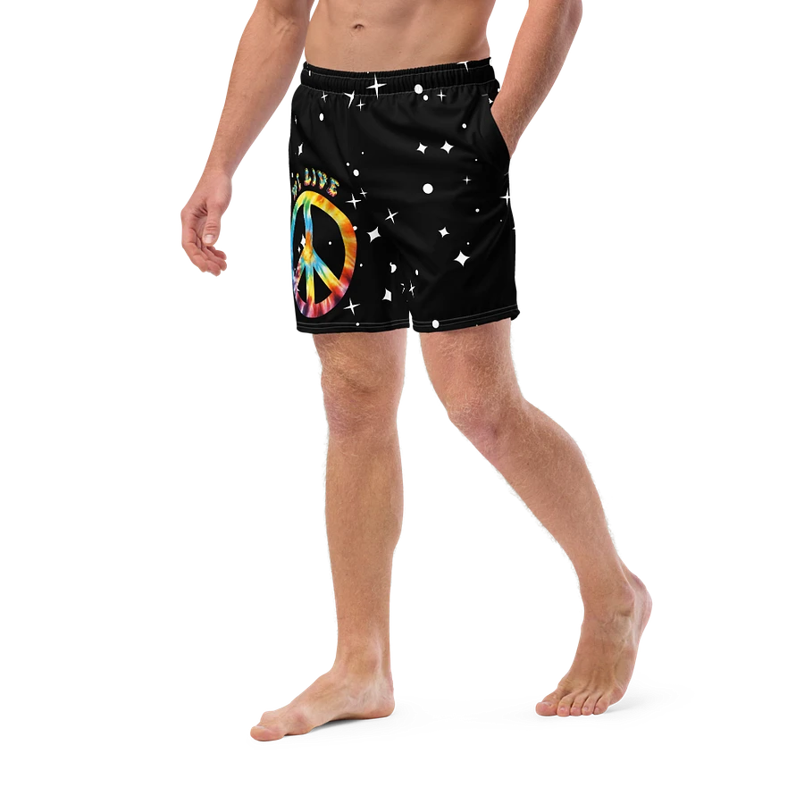 Peace and Love among the stars swim trunks product image (15)