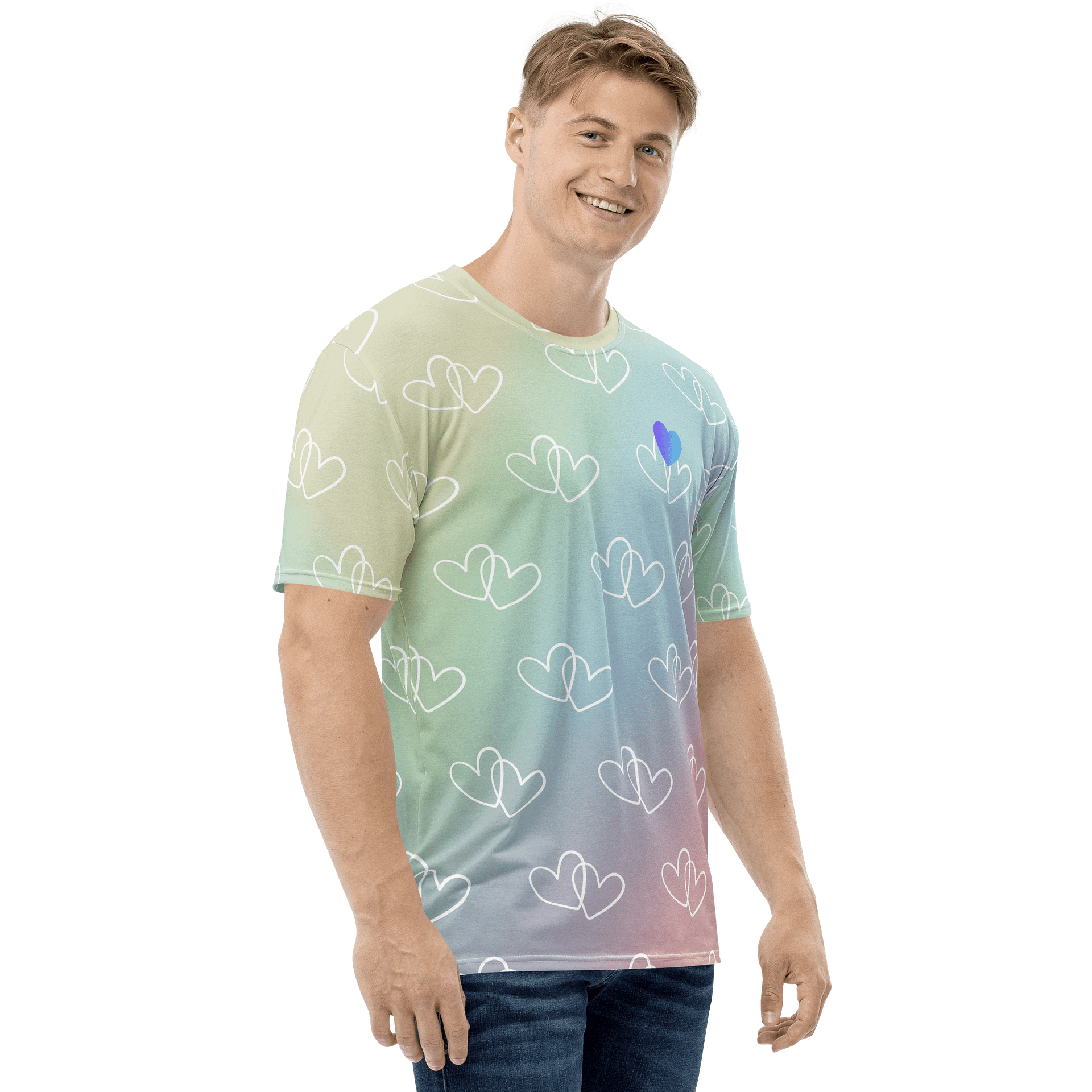 Rainbow Heart Tee product image (4)