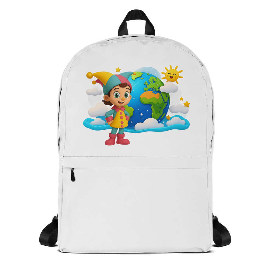 🌍 JessyJesty “Earth Adventure” Backpack – Colorful, Eco-Inspired Style for Daily Explorers product image (1)