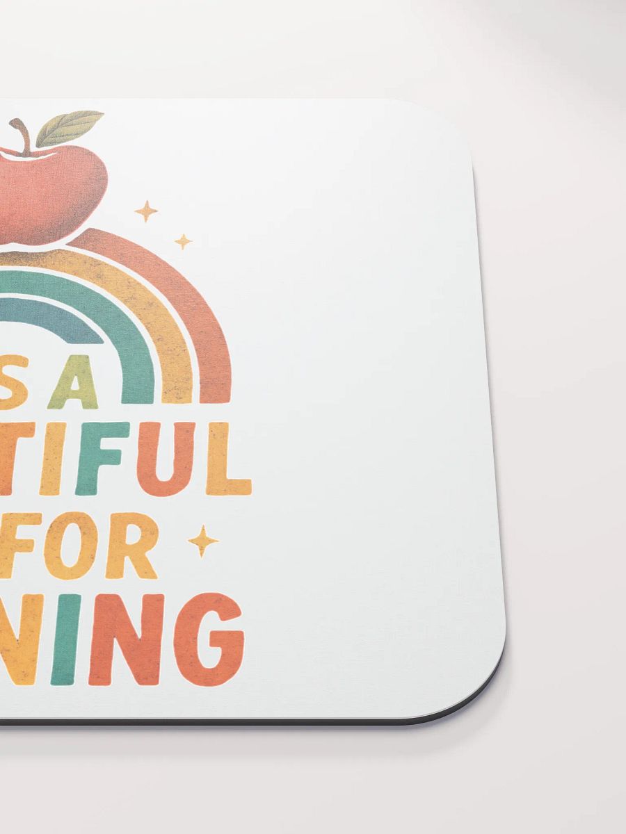 Beautiful Day for Learning Mouse Pad – Bright Desk Mat for Teachers product image (5)