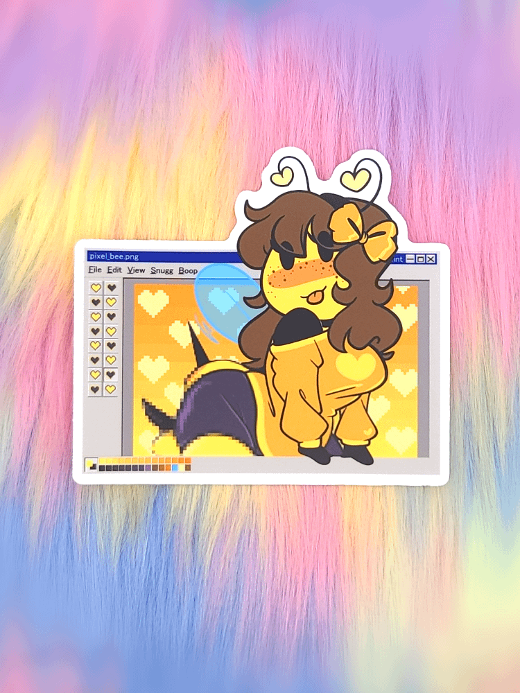 MS Paint Bee | Sticker product image (2)