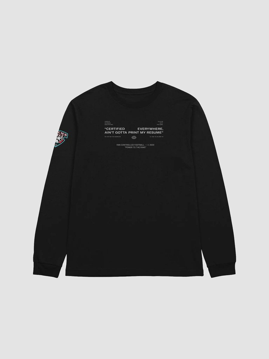 GLACIER BOYZ CERTIFIED LONG SLEEVE TEE product image (2)