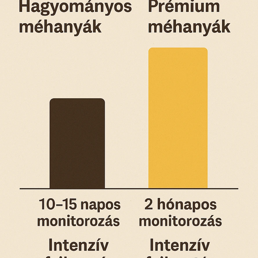 méhanyák monitorozása párzás után