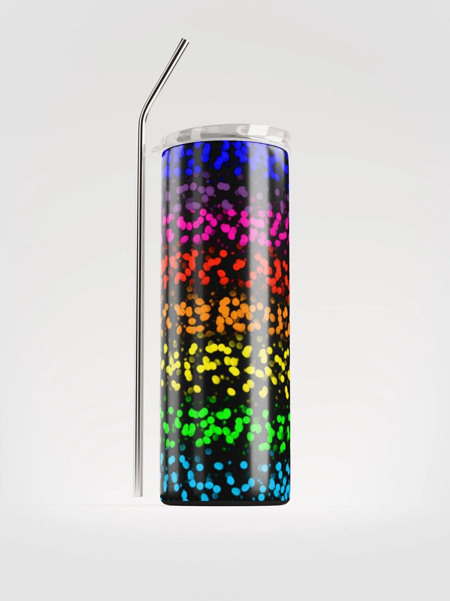 Rainbow Stripes Stainless Steel Tumbler product image (2)