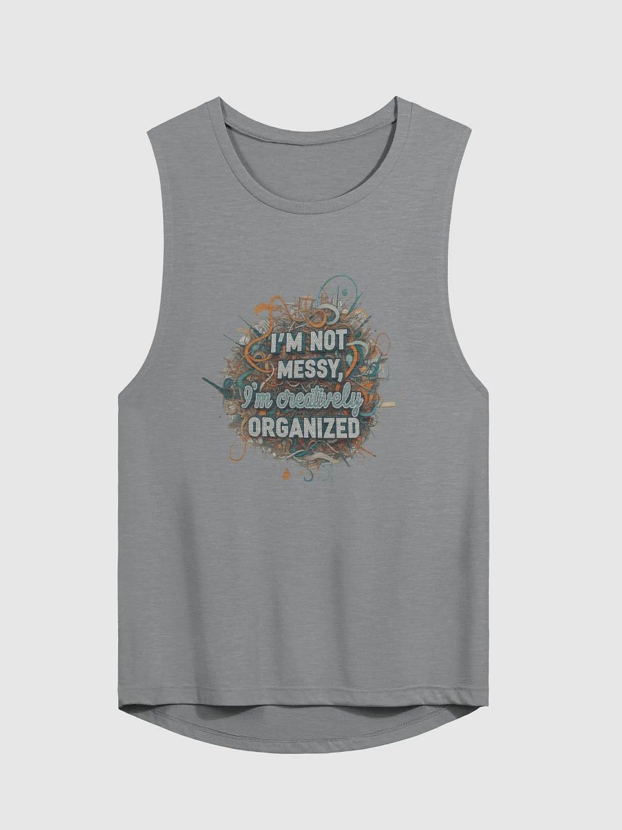 I'm Not Messy, I'm Creatively Organized Bella+Canvas Women's Flowy Muscle Tank product image (1)