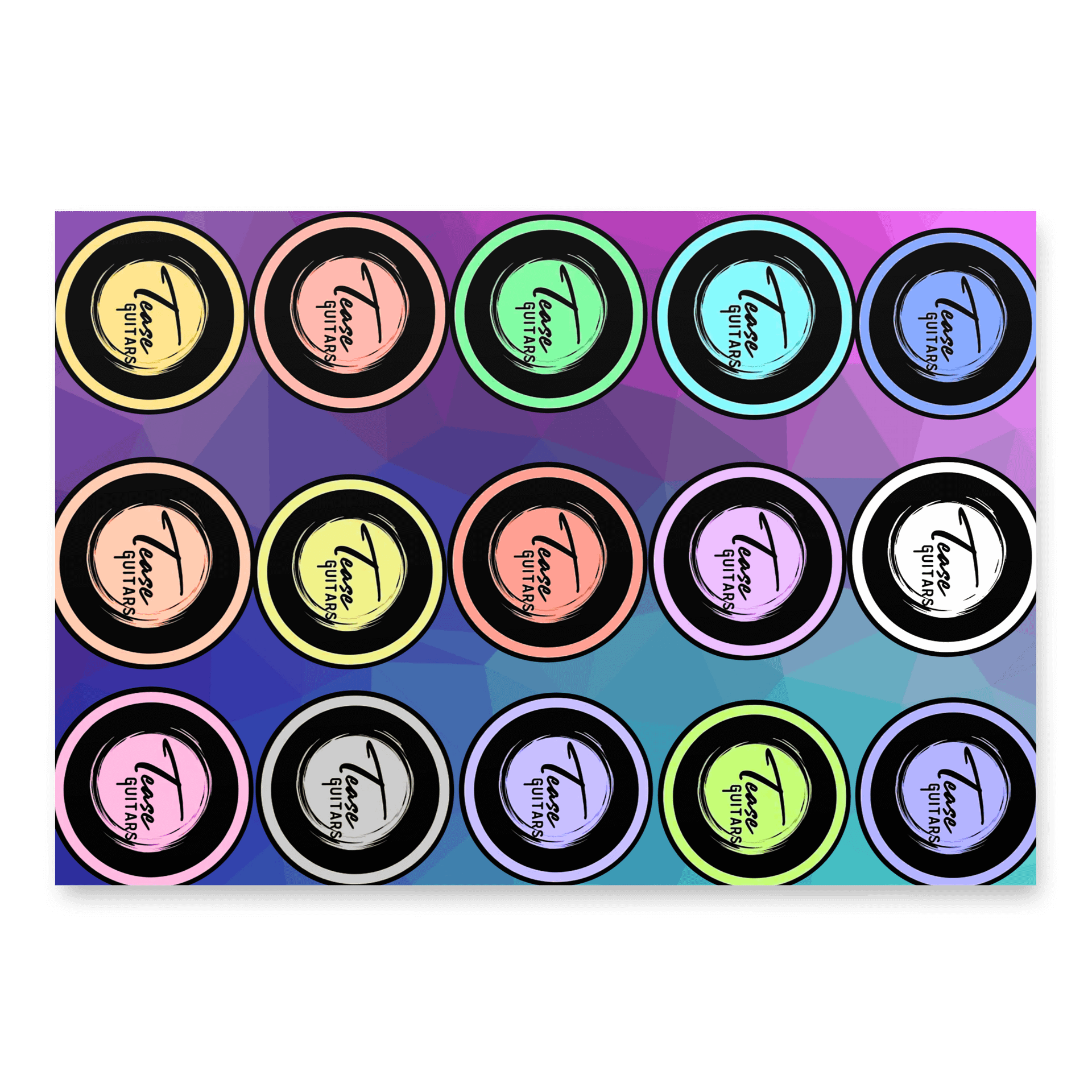 Tease Guitars Wrapping Paper product image (1)