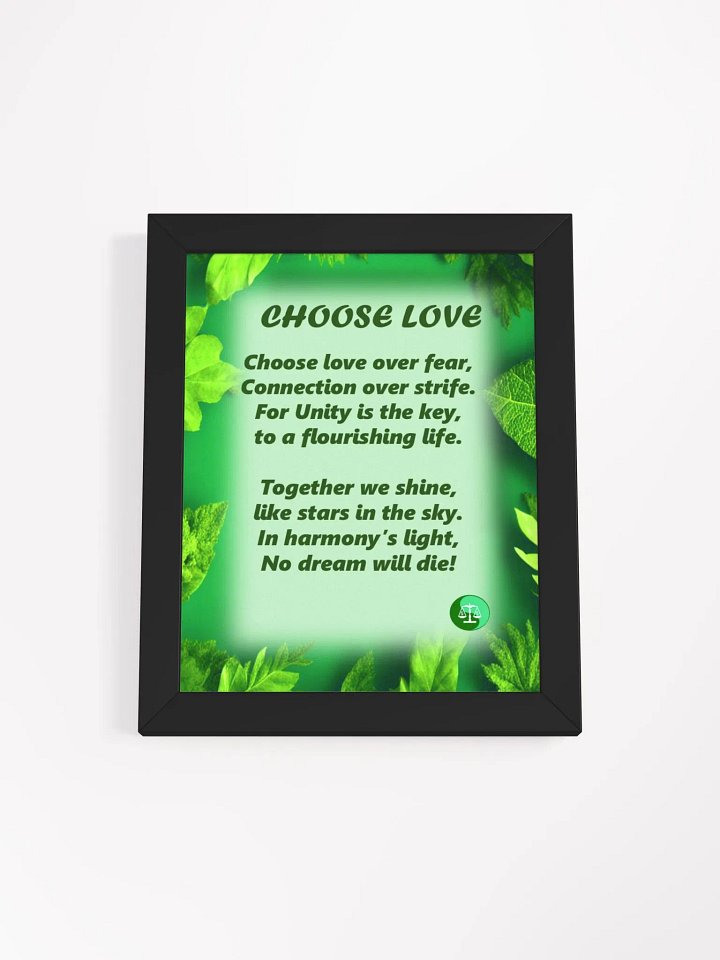 Choose Love Matte Poster product image (1)