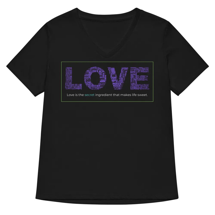 Sweet Love Relaxed V-Neck Tee product image (56)