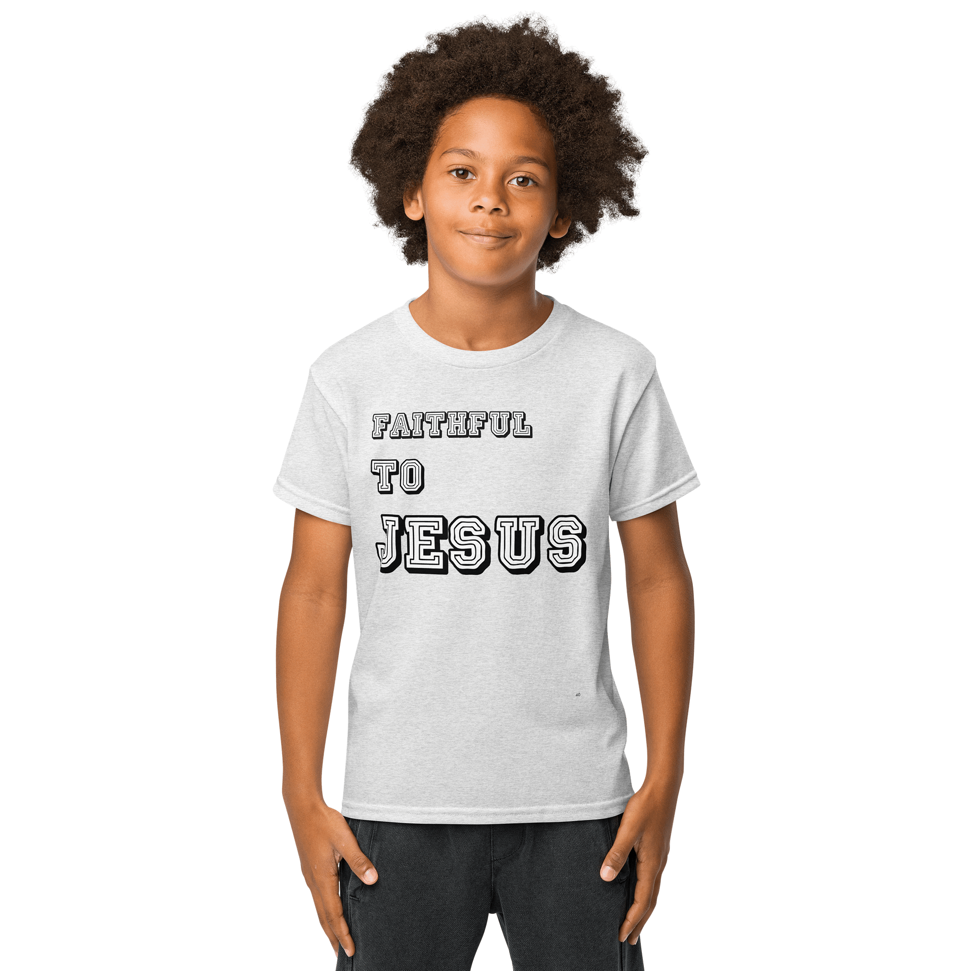 FAITHFUL TO JESUS YOUTH UNISEX product image (6)
