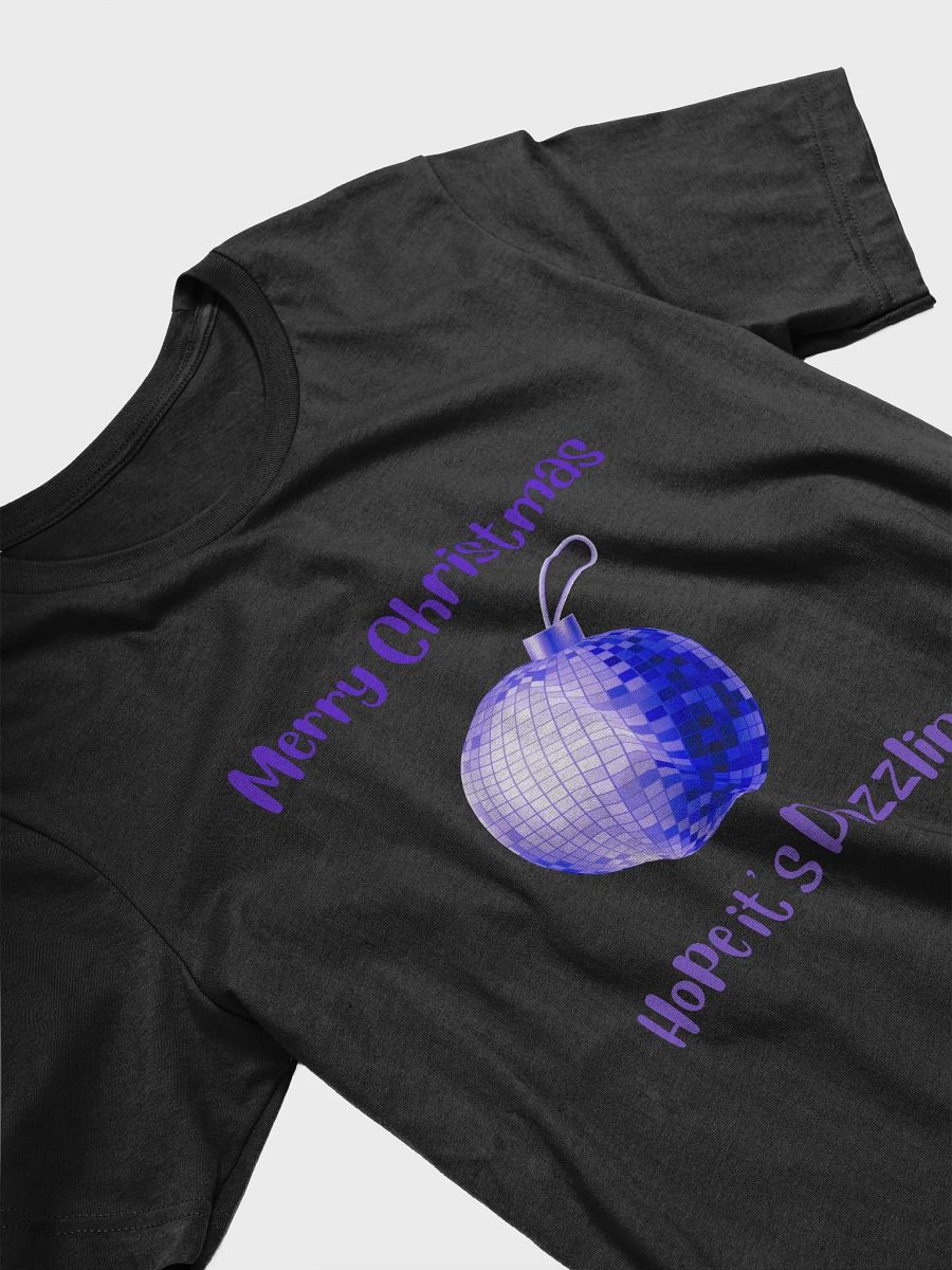 Dazzling Mirrorball Bauble Christmas T-Shirt - Purple product image (8)