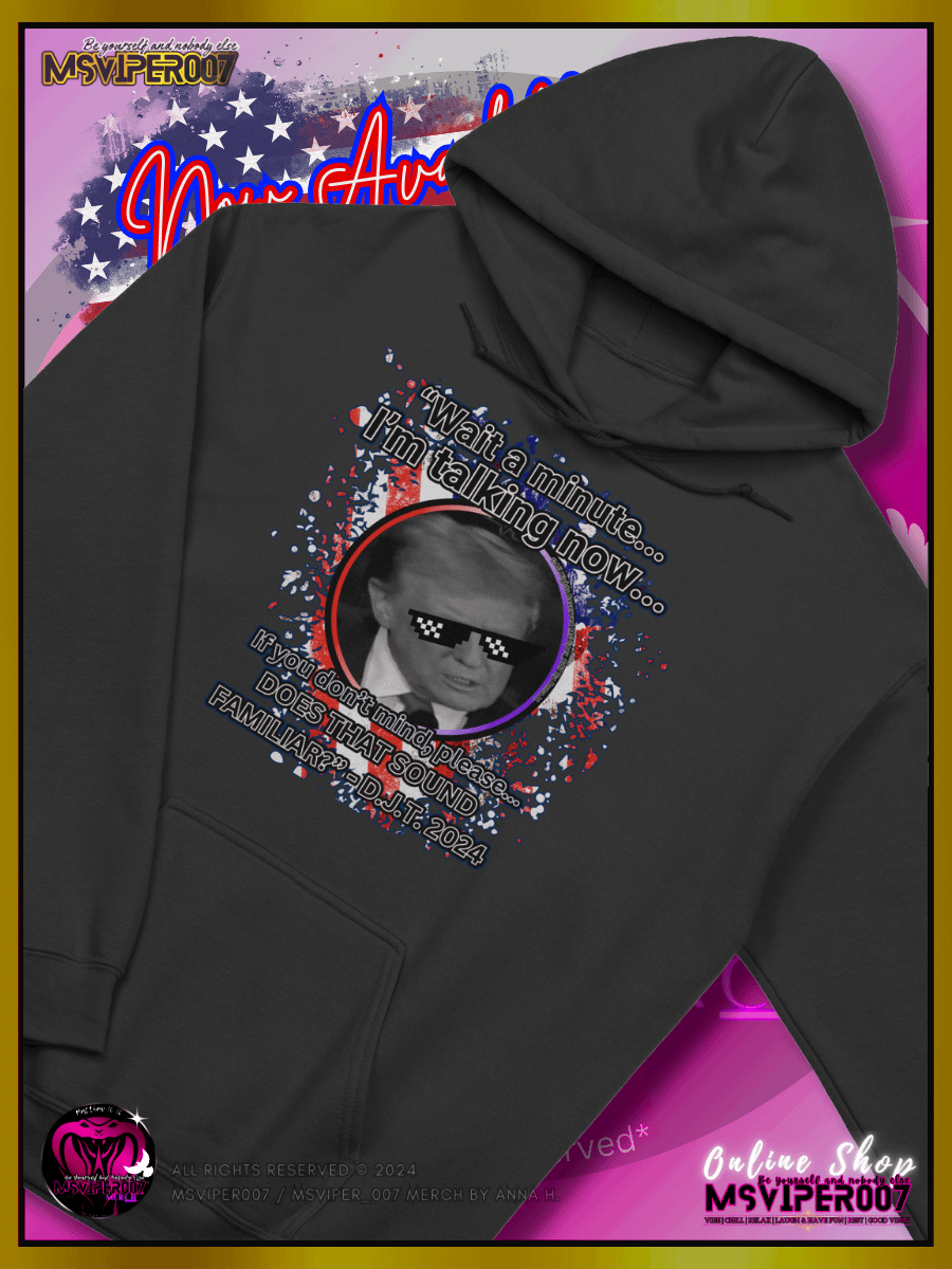 Hoodie - MsViper007's "Does That Sound Familiar?" - 2024 U.S. Elections Hoodies By Anna H. product image (3)
