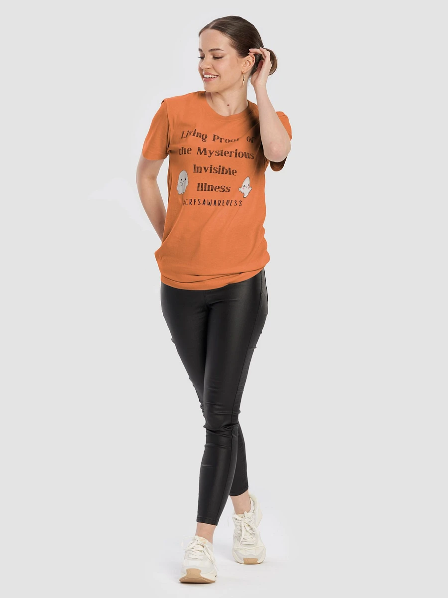 Orange Edition- 'Living Proof of the Mysterious Invisible Illness' CRPS Awareness T-Shirt (Unisex) product image (10)