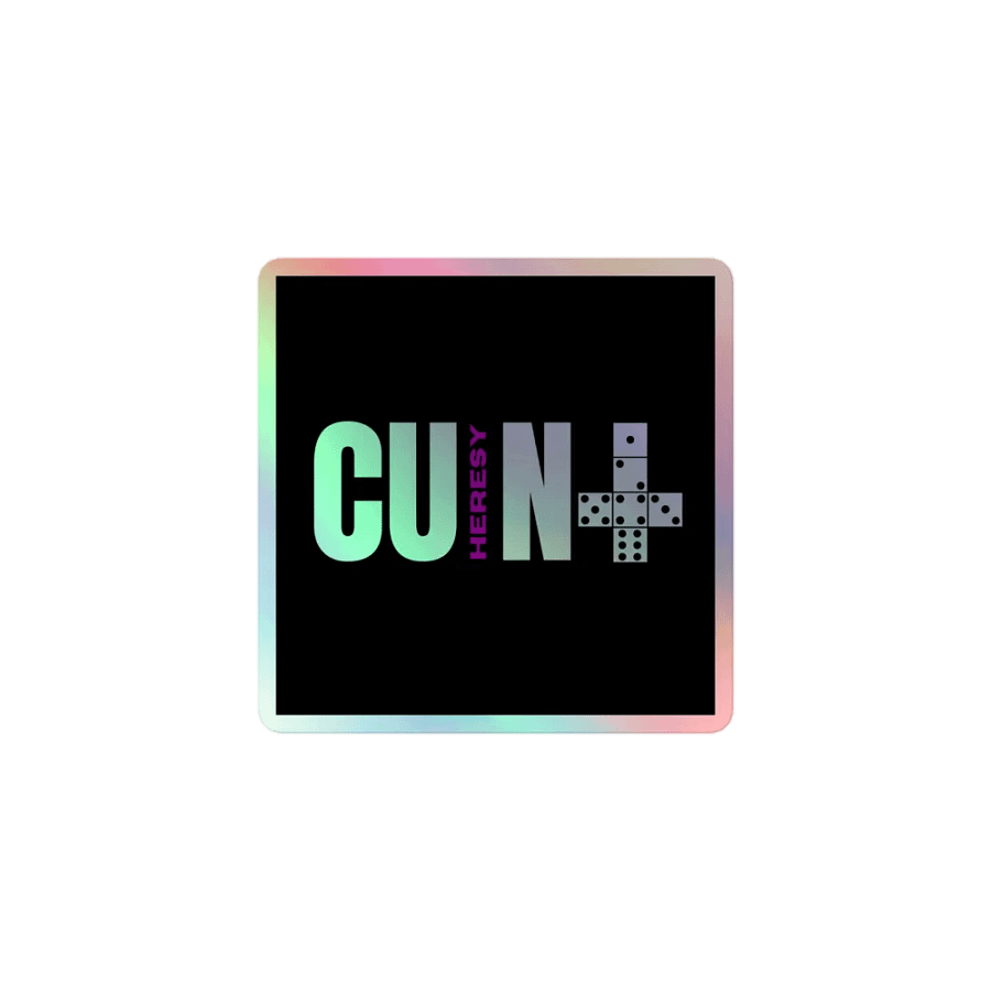 HOLO CVNT Sticker product image (1)