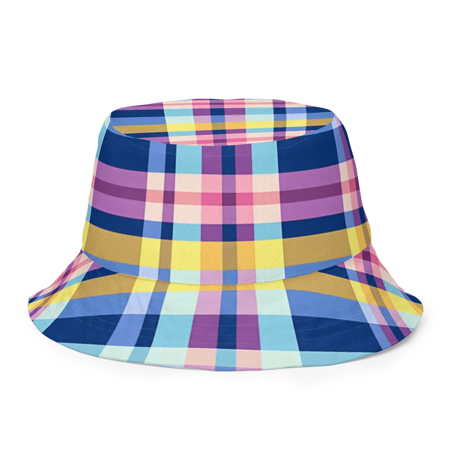 Plaid Paradise Reversible Bucket Hat product image (8)