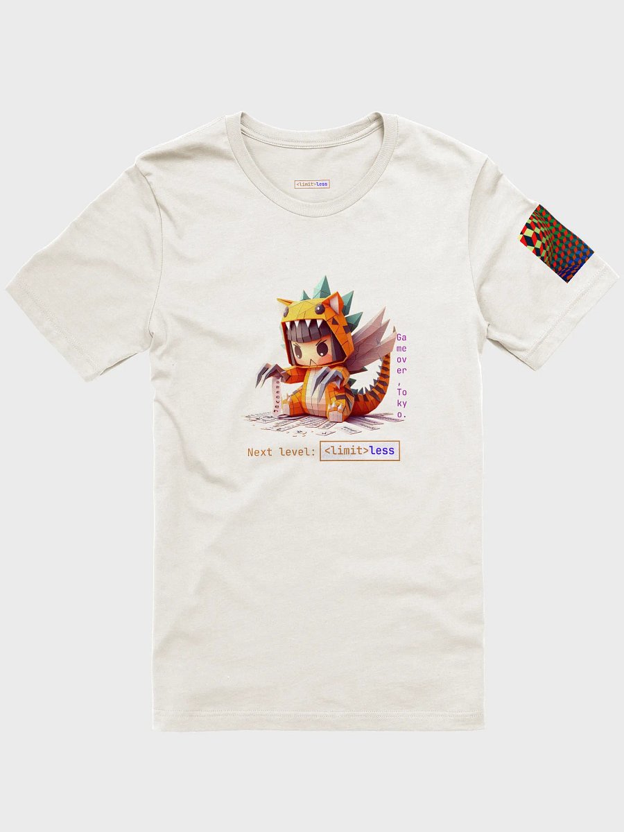 Limitless Gamer Girl T-Shirt - Retro Tech Streetwear for Geek Queens product image (2)