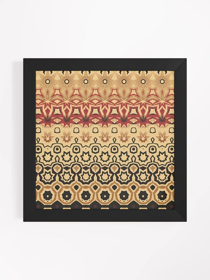Symmetry of Earth - Framed Poster product image (2)