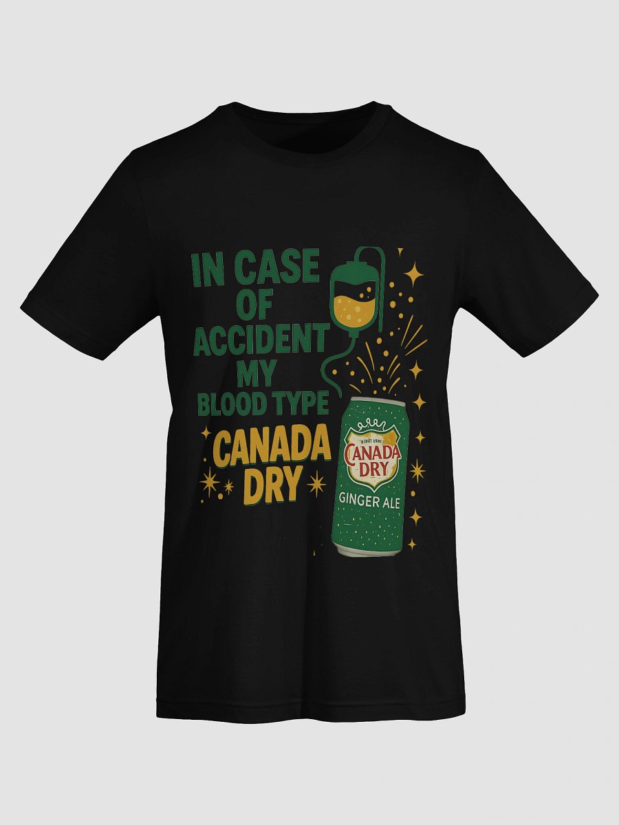 Canada Dry Blood Type T-Shirt product image (43)