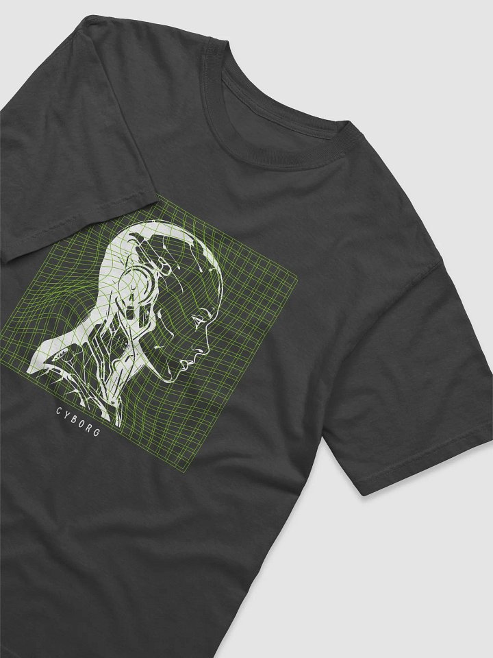 Cyborg Green Print T-Shirt product image (1)