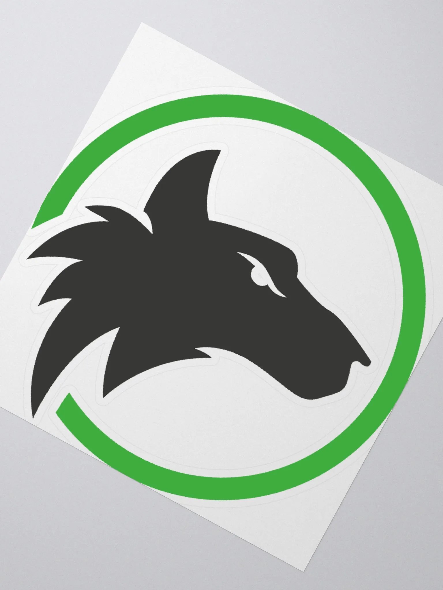 ScruffyWolf v1 Sticker product image (2)