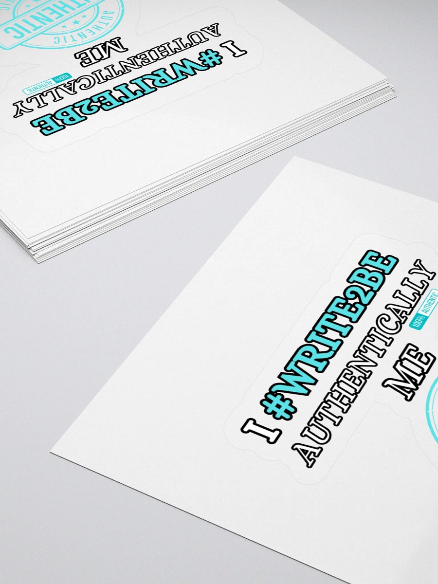 #Write2Be Authentically Me Sticker product image (4)