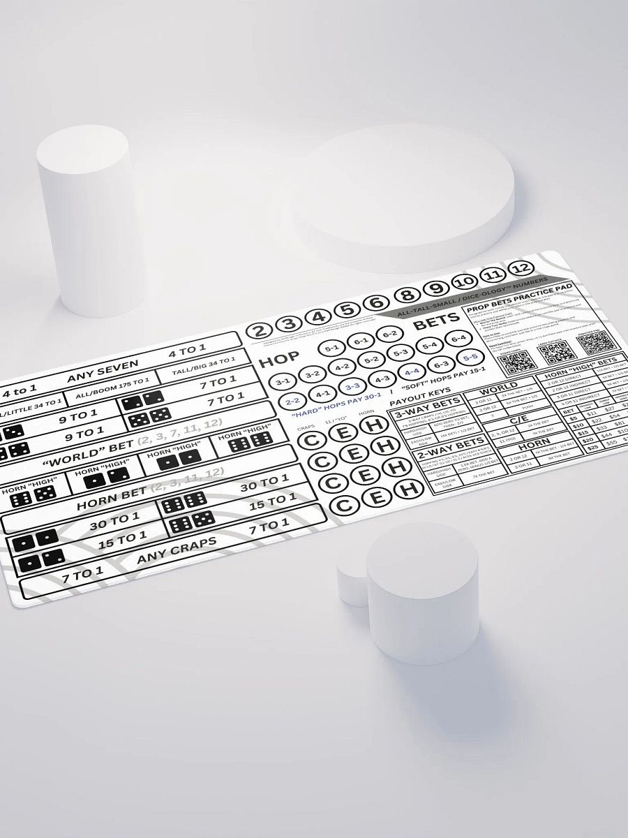 Craps Prop Box Practice Pad - No Whine Allowed product image (4)