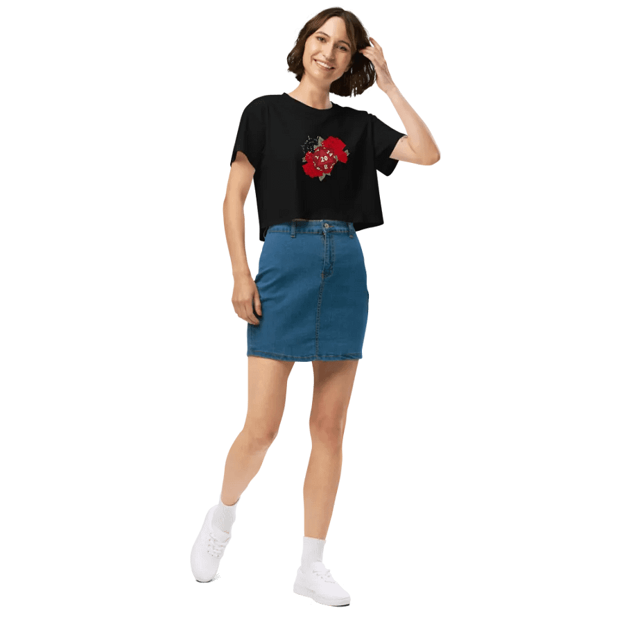 Astarion Inspired DND Die Crop Top product image (4)