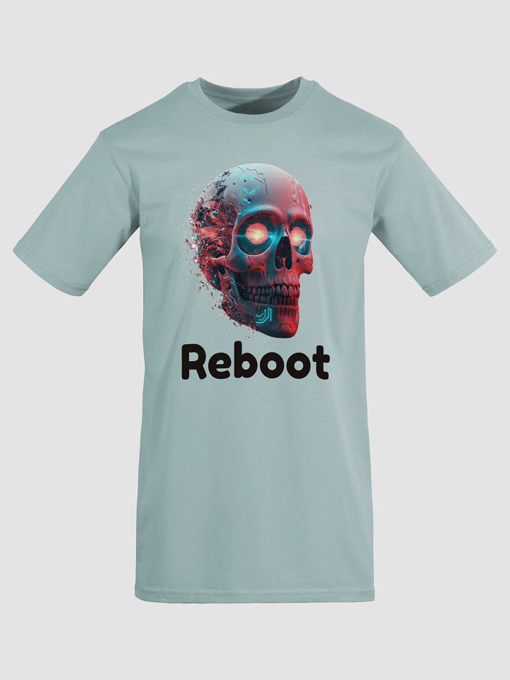 Glowing Reboot Skull Premium Tee product image (4)