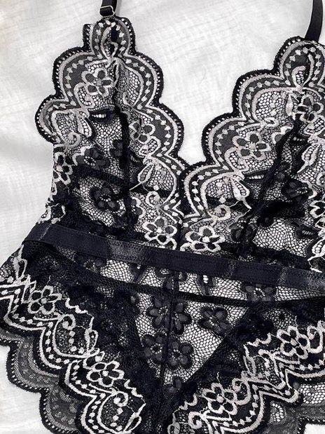Lace leotard product image (4)