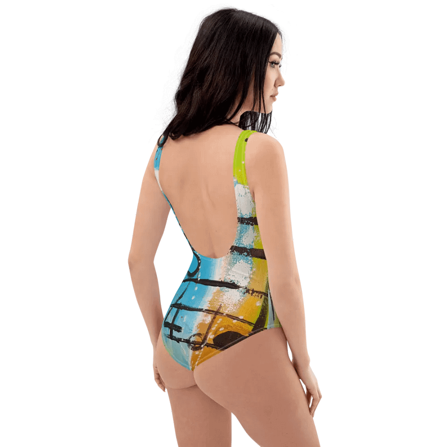 original painting by b.reters printed on swimsuit, modern design product image (10)