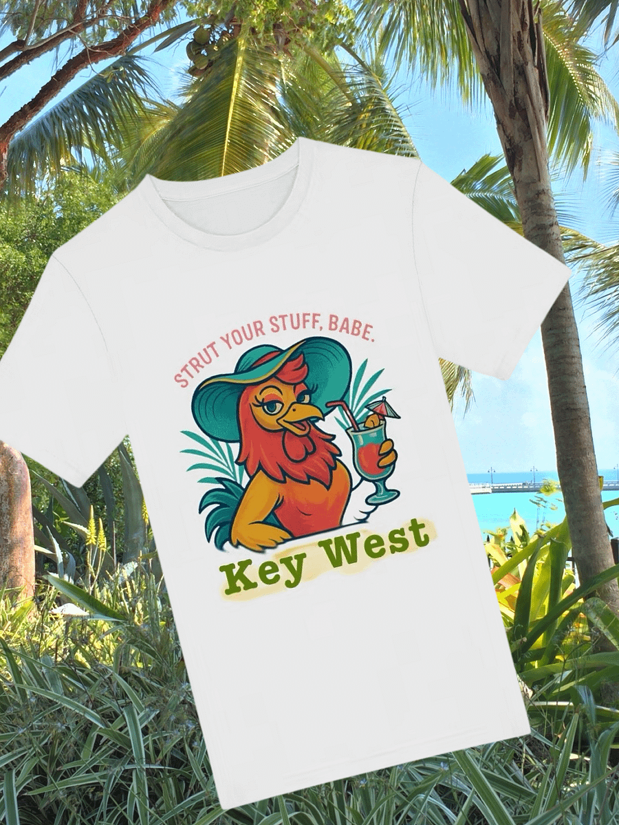 Key West Strut Your Stuff, Babe Ultra-Soft Rooster Tee product image (1)