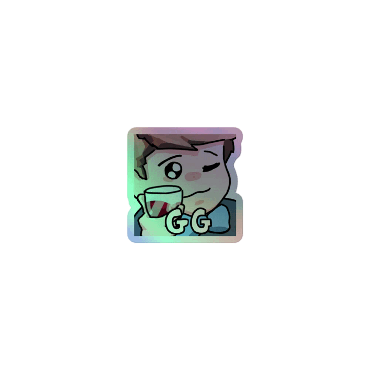 Chaabbz GG's Holographic Emote Sticker product image (1)