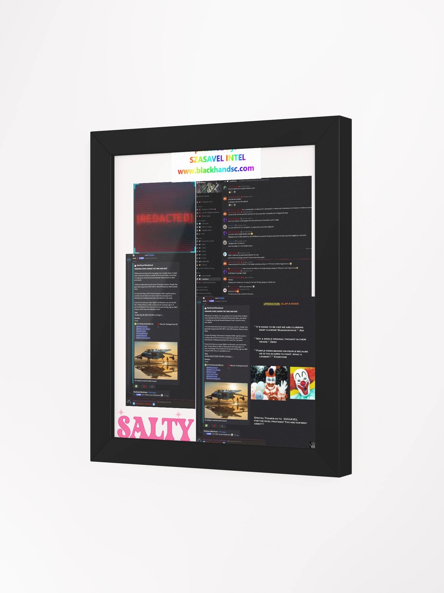 Salty Secrets Whackateers Framed Digital Art Print (limited edition) product image (3)