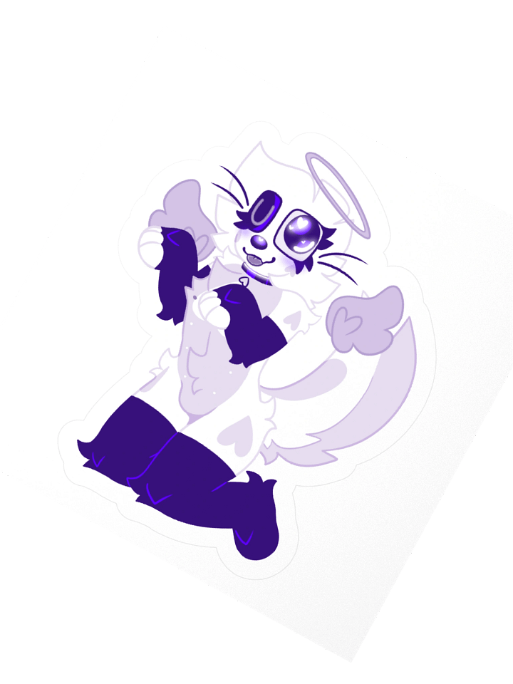 angel boy sticker product image (4)