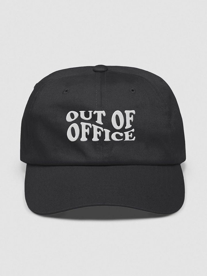 Out of Office Hat (Black and White) product image (1)