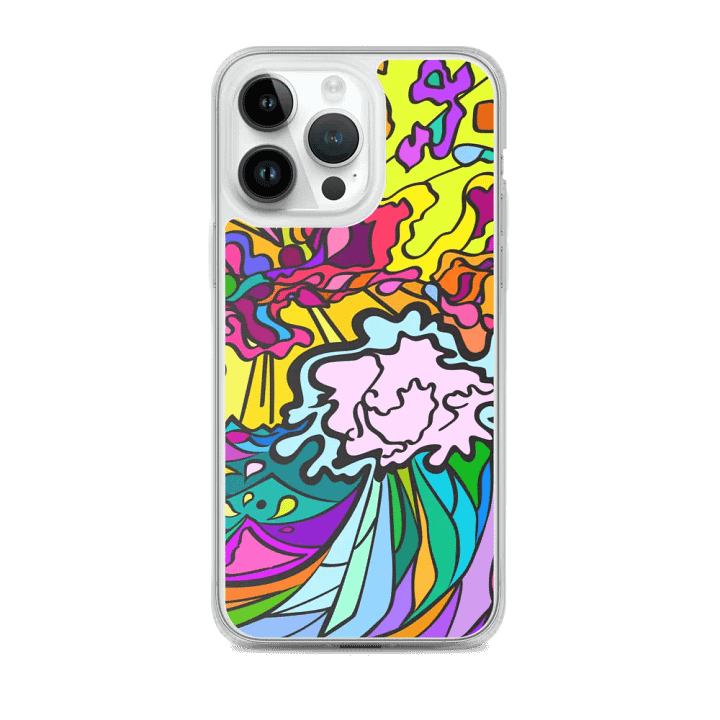 Psychedelic Dreams iPhone® Case – Wave at Sunset product image (2)